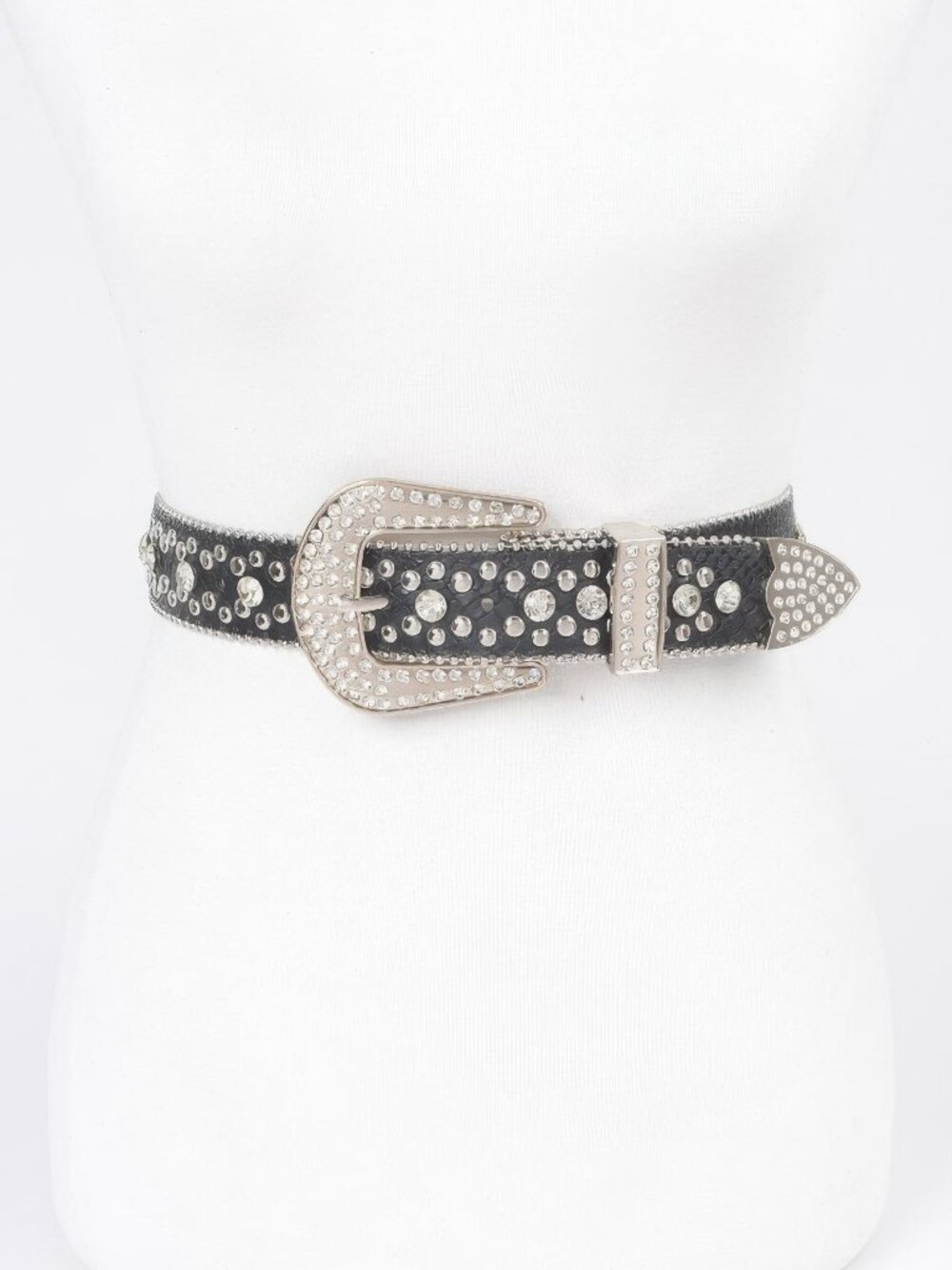 Studded Rhinestone Belt